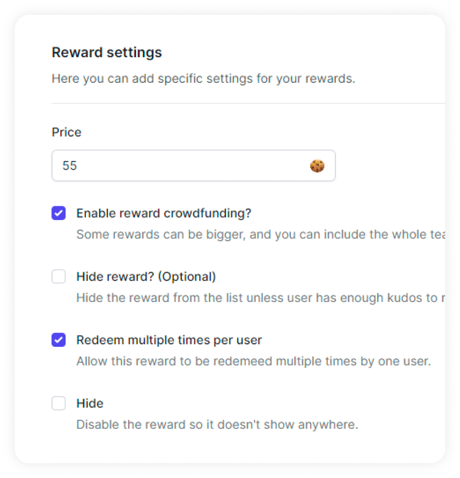 Asante rewards dashboard inside Slack